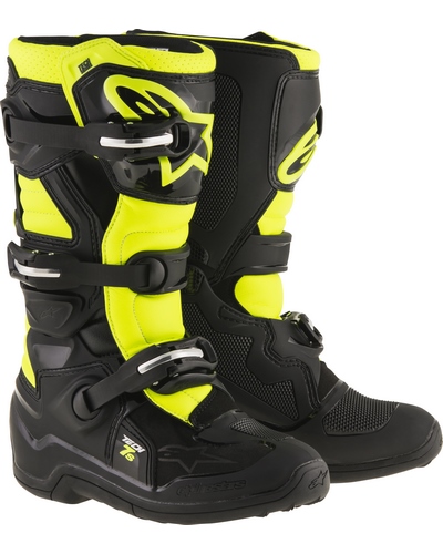 Bottes Moto Cross ALPINESTARS Tech 7 S enfant noir-jaune