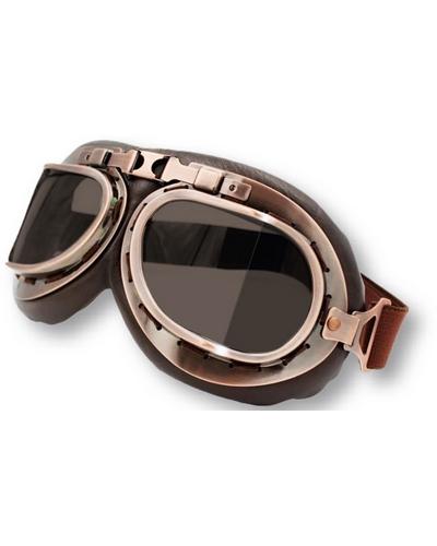 Lunettes de Soleil Moto ASAP Air Force marron écran fumé