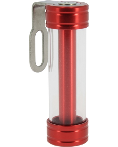 Porte Vignette Assurance Moto ASAP porte vignette ALU rouge