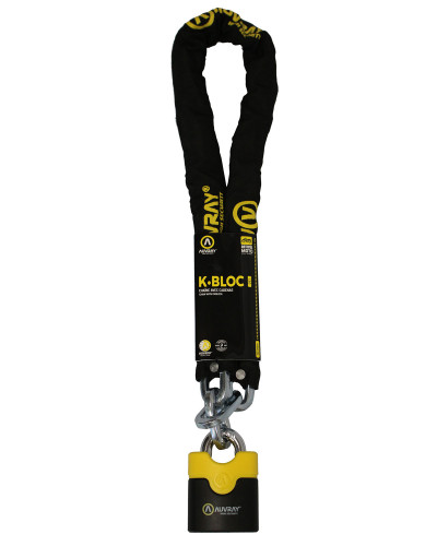 Chaine Cadenas Moto AUVRAY CHAINE 120cm Ø10 + cadenas non homologué
