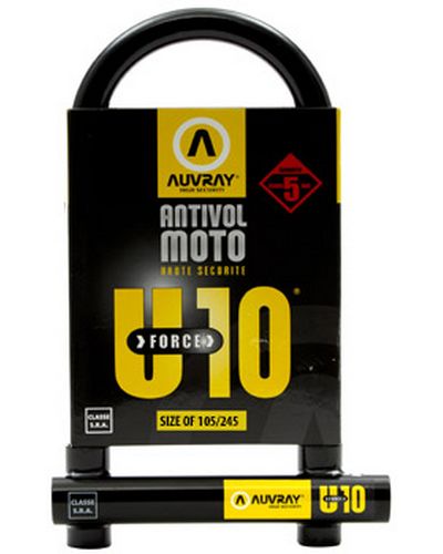 Antivol En U Moto Auvray Force 10 Df 105/245 Sra - Satisfait Ou Remboursé 