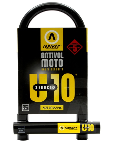 Antivol en U Moto AUVRAY FORCE 10 DF 95/194 SRA