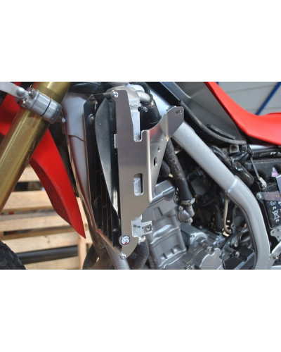 Protection Radiateur Moto AXP Protection de radiateur AXP alu noir Honda CRF250L