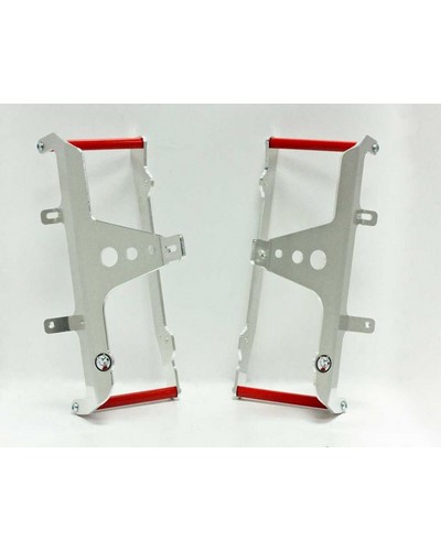 Protection Radiateur Moto AXP Protection de radiateur AXP alu rouge