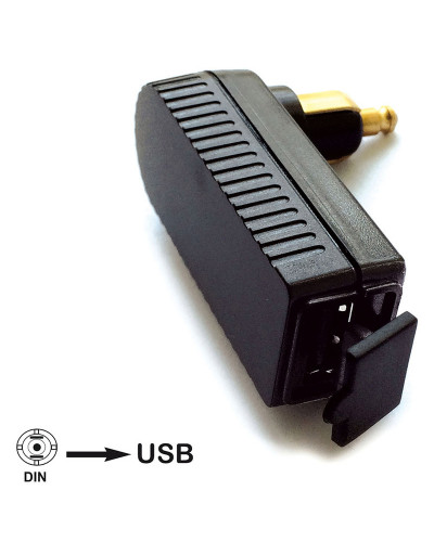 BAAS BIKE PARTS      Connecteur DIN-USB BAAS USB4 Angle droit 