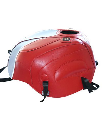 Protège Reservoir Moto Sur Mesure BAGSTER Aprilia RSV 1000 R/Factory 2005-06 rouge-déco bleu argent