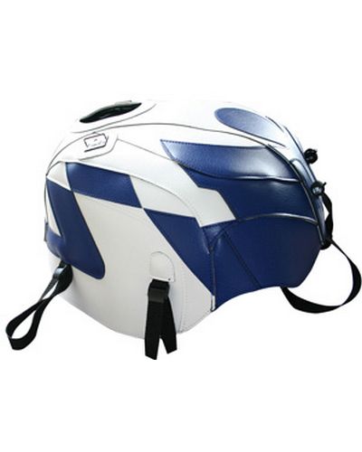 Protège Reservoir Moto Sur Mesure BAGSTER Aprilia RSV 1000 R/Factory 2007-08 blanc-bleu