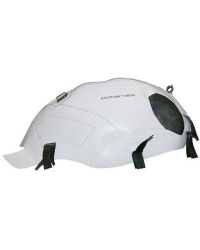 Protège Reservoir Moto Sur Mesure BAGSTER Ducati Monstro 696/1100 2008-11 blanc-noir