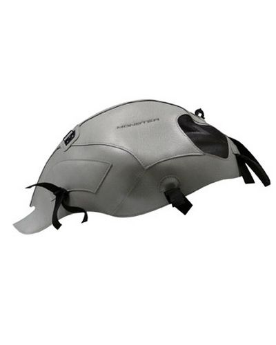 Protège Reservoir Moto Sur Mesure BAGSTER Ducati Monstro 696/1100 2009-10 gris clair-noir