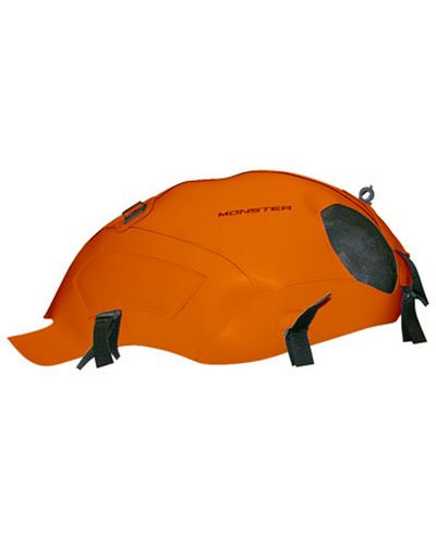 Protège Reservoir Moto Sur Mesure BAGSTER Ducati Monstro 696/1100 2010 orange-noir