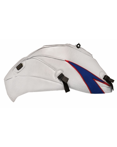 Protège Reservoir Moto Sur Mesure BAGSTER Honda CB 1000 R 2010 blanc-bleu-rouge