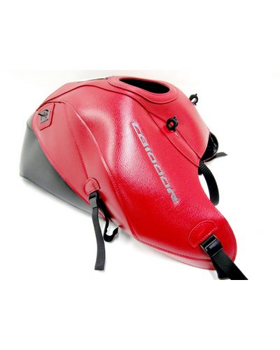 Protège Reservoir Moto Sur Mesure BAGSTER Honda CB 1000 R 2010 rouge foncé-noir
