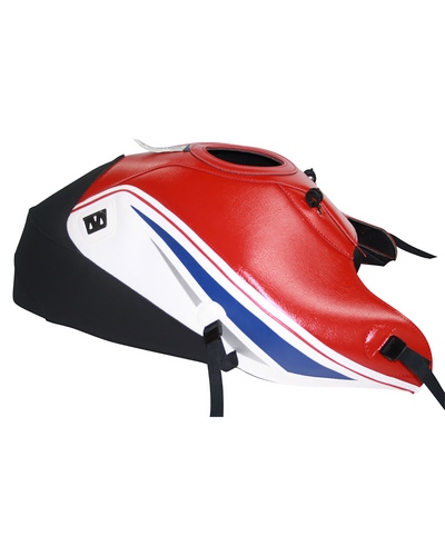 Protège Reservoir Moto Sur Mesure BAGSTER Honda CB 1000 R 2012 rouge-blanc-baltique