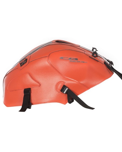 Protège Reservoir Moto Sur Mesure BAGSTER Honda CB 500 F 2016 orange-argent