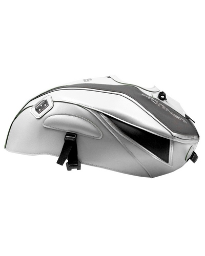 Protège Reservoir Moto Sur Mesure BAGSTER Honda CB 600 Hornet (serie S) 2008-10 blanc-deco noir-gris clair