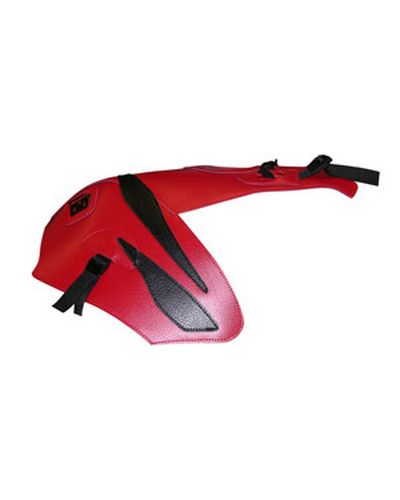 Protège Reservoir Moto Sur Mesure BAGSTER Honda CBF 125 2009-11 rouge-pointes noires