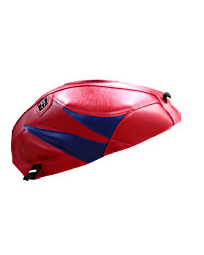 Protège Reservoir Moto Sur Mesure BAGSTER Honda CBR 1000 RR 2005 rouge-pointe bleu