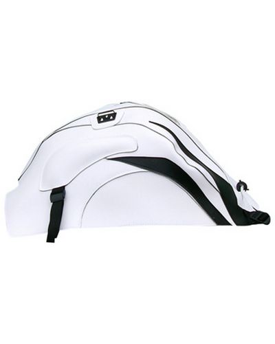 Protège Reservoir Moto Sur Mesure BAGSTER Honda CBR 1000 RR 2008-09 blanc-pointe noire