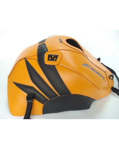 Protège Reservoir Moto Sur Mesure BAGSTER Honda CBR 1000 RR 2011 orange repsol-deco carbone