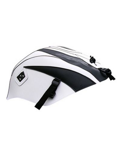 Protège Reservoir Moto Sur Mesure BAGSTER Honda CBR 125/250 2007-08 blanc-noir