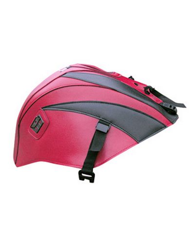 Protège Reservoir Moto Sur Mesure BAGSTER Honda CBR 125/250 2007-08 rouge-pointe noire