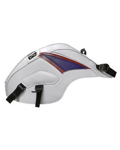 Protège Reservoir Moto Sur Mesure BAGSTER Honda CBR 125/250 2011 blanc-bleu-rouge