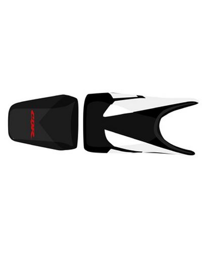 Housse Selle BAGSTER Honda CBR 125 noir-anthracite-lettres rouges