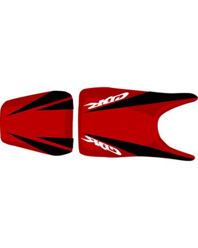 Housse Selle BAGSTER Honda CBR 125 rouge-noir-lettres blanches