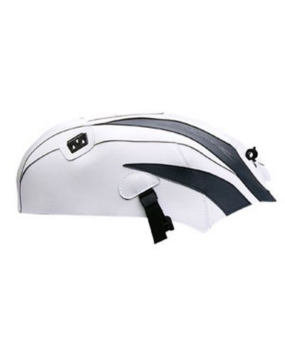 Protège Reservoir Moto Sur Mesure BAGSTER Honda CBR 600 RR 2007 blanc-pointe anthracite