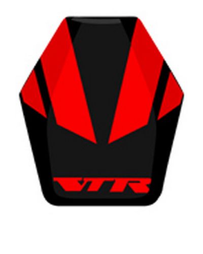 Housse Selle BAGSTER Honda VTR 1000 SP1 noir rouge lettres rouges