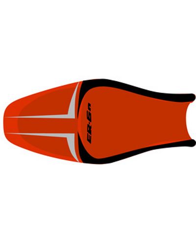 Housse Selle BAGSTER Kawasaki ER-6 N/F orange-gris clair-noir