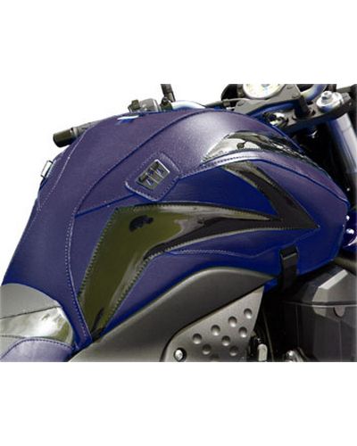 Protège Reservoir Moto Sur Mesure BAGSTER Kawasaki Z 1000 (serie sp) 2007 marine-gris metal