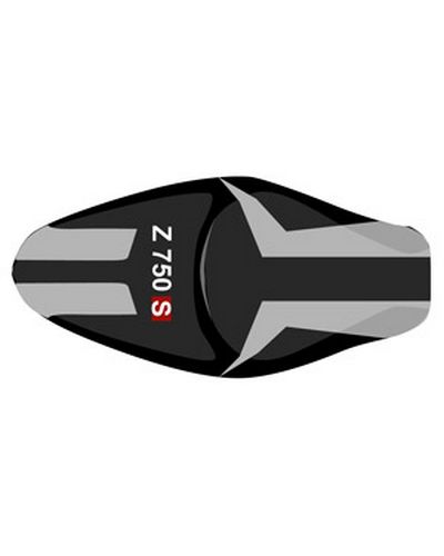 Housse Selle BAGSTER Kawasaki Z 750 S noir graine-gris clair