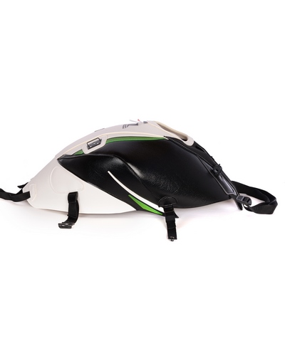 Protège Reservoir Moto Sur Mesure BAGSTER Kawasaki Z 800 2016 noir mat-blanc-noir-blanc