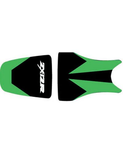 Housse Selle BAGSTER Kawasaki ZX-12 R vert noir lettres blanches
