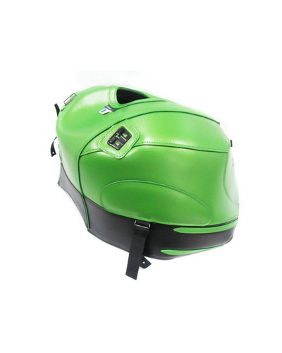 Protège Reservoir Moto Sur Mesure BAGSTER Kawasaki ZZR-1400 2017 vert nacre-noir