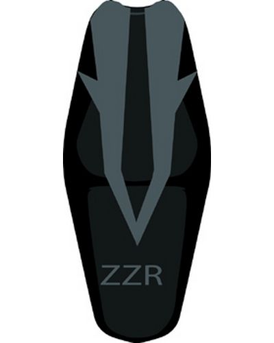 Housse Selle BAGSTER Kawasaki ZZR1400 anthracite-noir-lettre anthrac