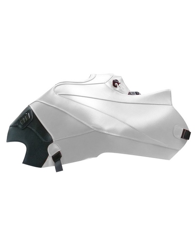 Protège Reservoir Moto Sur Mesure BAGSTER Moto-Guzzi NTX Stelvio 2011 blanc-noir