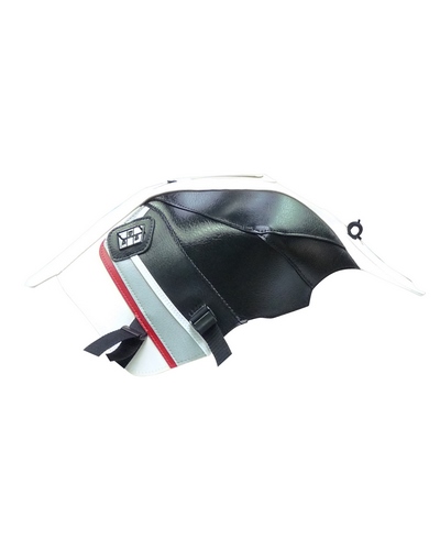 Protège Reservoir Moto Sur Mesure BAGSTER MV-Agusta Brutale 2010 blanc-noir-deco gris clair