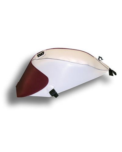 Protège Reservoir Moto Sur Mesure BAGSTER Suzuki Gladius 650 2009-11 bordeaux-blanc