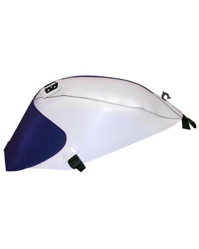 Protège Reservoir Moto Sur Mesure BAGSTER Suzuki Gladius 650 2010-11 bleu foncé-blanc