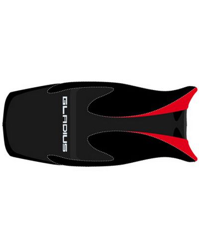 Housse Selle BAGSTER Suzuki Gladius 650 noir-rouge-lettre argent