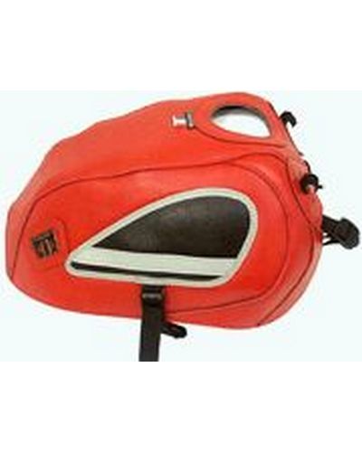 Protège Reservoir Moto Sur Mesure BAGSTER Suzuki GN 125/250 2000 rouge-noir