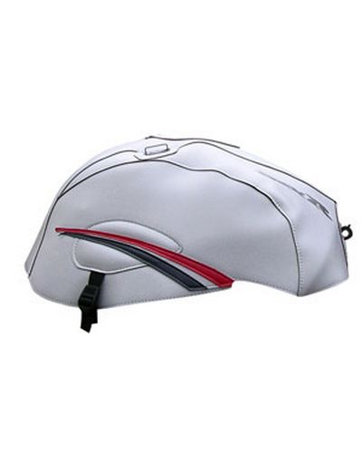 Protège Reservoir Moto Sur Mesure BAGSTER Suzuki GSX 1000 R 2007 gris clair-rouge-anthracite