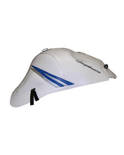 Protège Reservoir Moto Sur Mesure BAGSTER Suzuki GSX 1300 R Hayabusa 2009 blanc-gitane-aicer