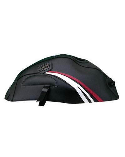 Protège Reservoir Moto Sur Mesure BAGSTER Suzuki GSX 650 F 2008 noir-pointe rouge-gris claire