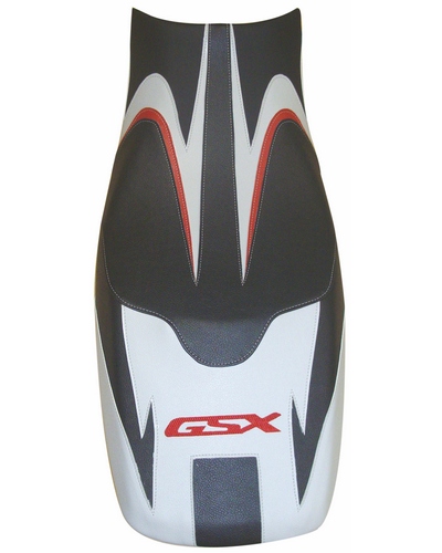 Housse Selle BAGSTER Suzuki GSX 650 F noir-noir-gris-rouge