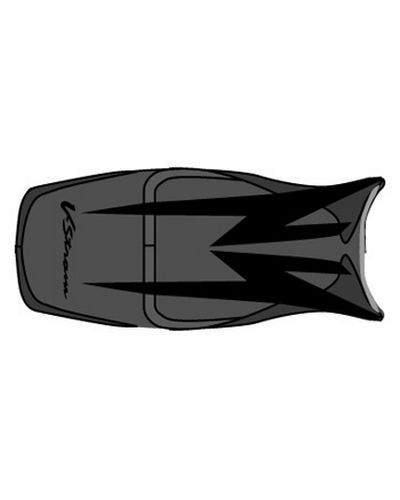 Housse Selle BAGSTER Suzuki V-Strom DL 1000 acier-noir-lettres noires