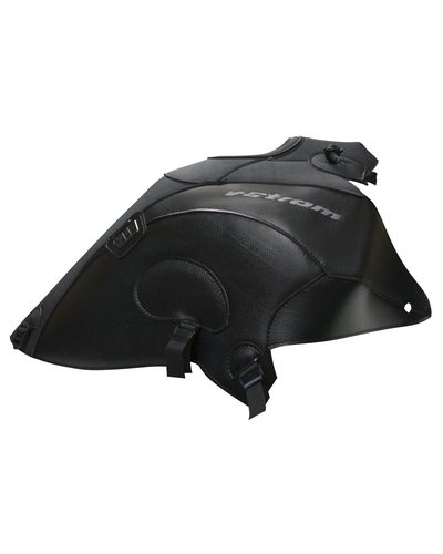 Protège Reservoir Moto Sur Mesure BAGSTER Suzuki V Strom DL 650 2011-12 noir mat-noir