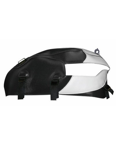 Protège Reservoir Moto Sur Mesure BAGSTER Triumph T 100/SE 2008-10 noir-blanc